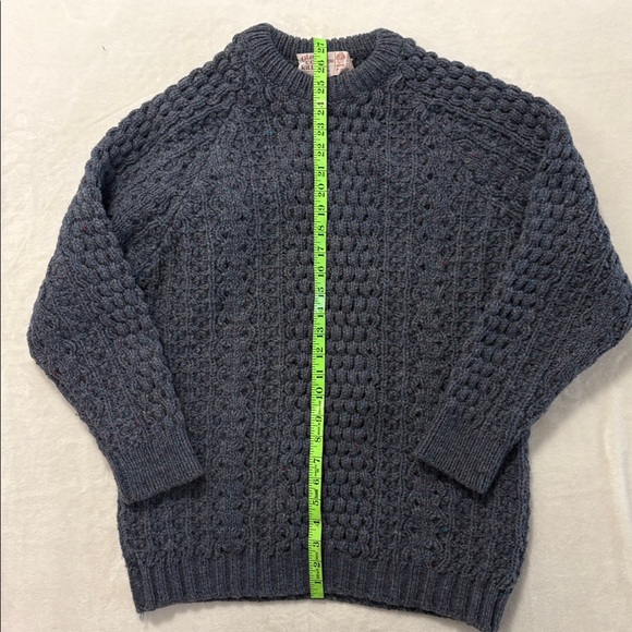 Glen Columbia Kille pure Irish wool cable knit sweater - Picture 2 of 5